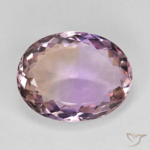 10.95ct Natural bicolor Ametrina, oval, VVS