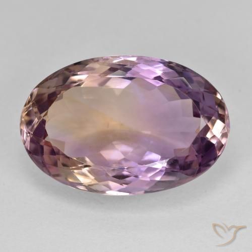 18.09ct Natural bicolor Ametrina, oval, VVS