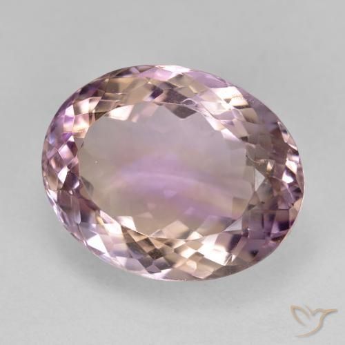 Ametrina bicolor Natural 17.65ct, oval, VVS