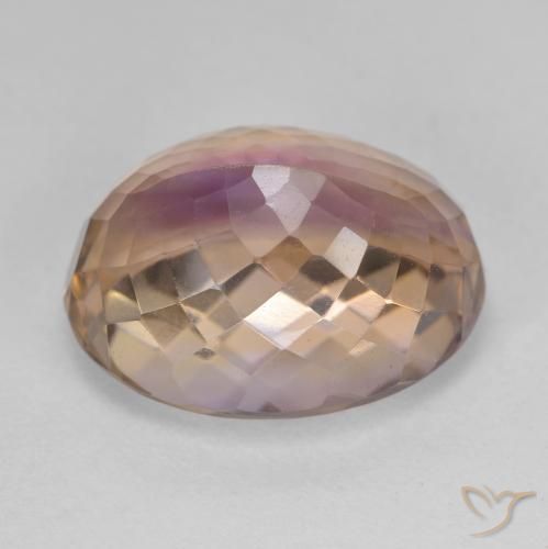 Ametrina bicolor Natural 17.65ct, oval, VVS