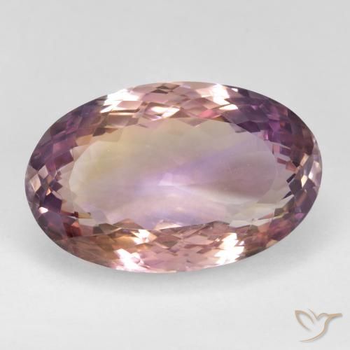 23.80ct Natural bicolor Ametrina, oval, VS