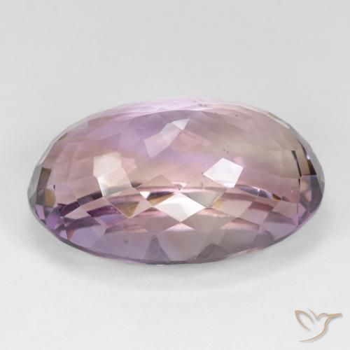 Ametrina bicolor Natural 23.80ct, oval, VS