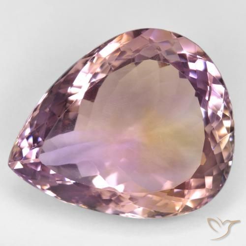 32.02ct Natural bicolor Ametrina, Formato de pêra, VS