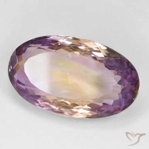 Ametrina bicolor Natural 23.40ct, oval, VS