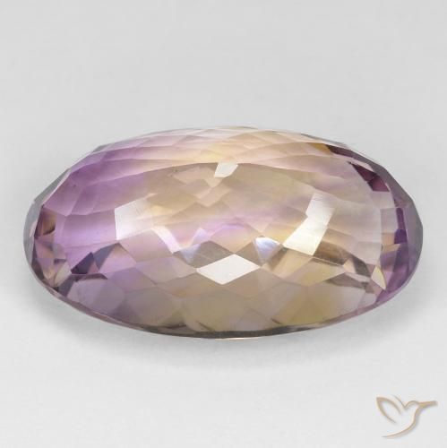 Ametrina bicolor Natural 23.40ct, oval, VS