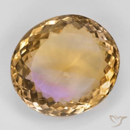 Ametrina bicolor Natural 29.00ct, oval, VVS