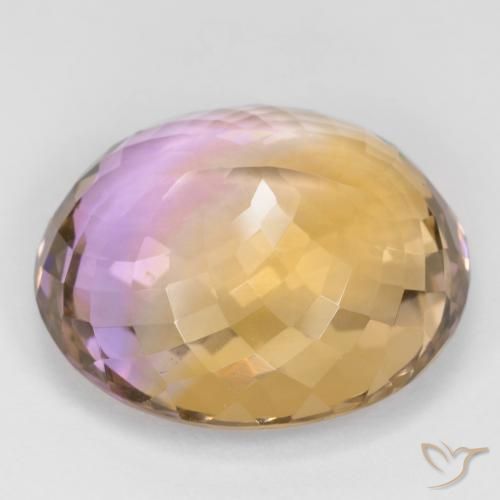 Ametrina bicolor Natural 29.00ct, oval, VVS