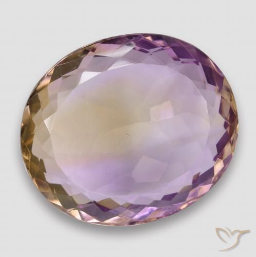 Ametrina bicolor Natural 29.46ct, oval, VVS-VS