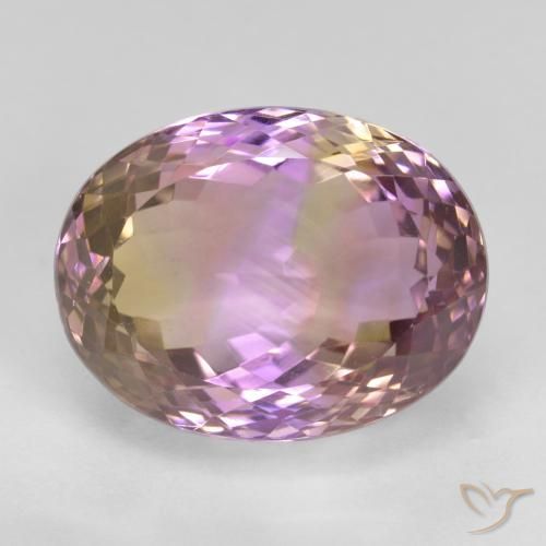 19.51ct Natural bicolor Ametrina, oval, VVS