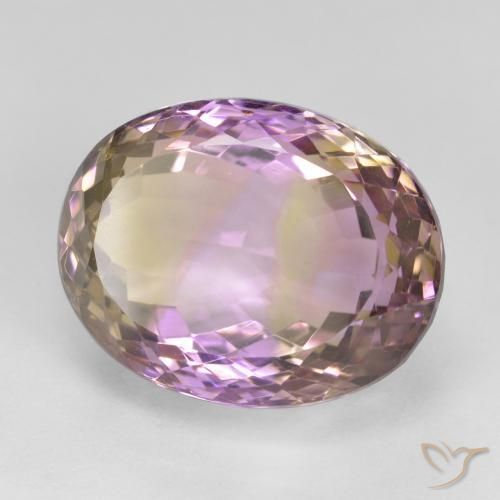 Ametrina bicolor Natural 19.51ct, oval, VVS