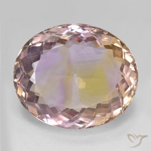 25.10ct Natural bicolor Ametrina, oval, VVS
