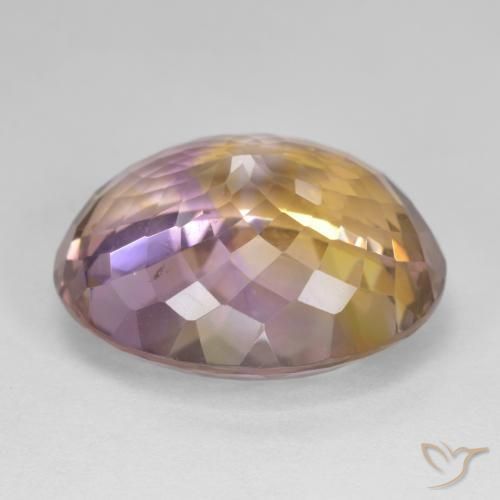 Ametrina bicolor Natural 25.10ct, oval, VVS