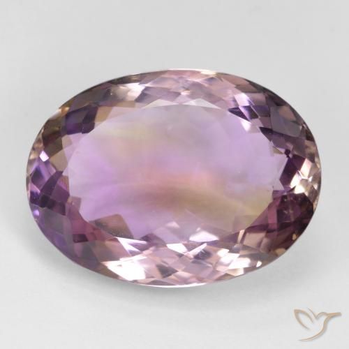 18.81ct Natural bicolor Ametrina, oval, VVS