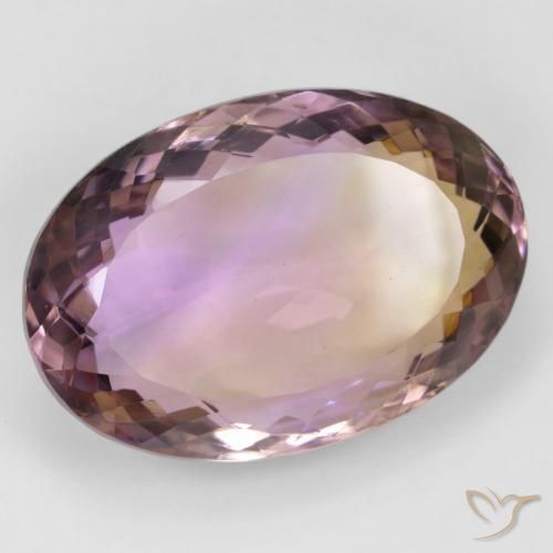 Ametrina bicolor Natural 32.77ct, oval, VVS