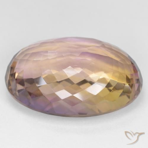 Ametrina bicolor Natural 32.77ct, oval, VVS