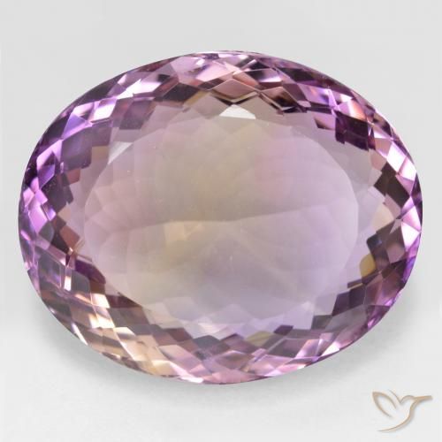 30.54ct Natural bicolor Ametrina, oval, VVS