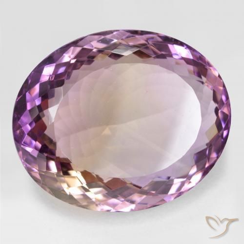 Ametrina bicolor Natural 30.54ct, oval, VVS