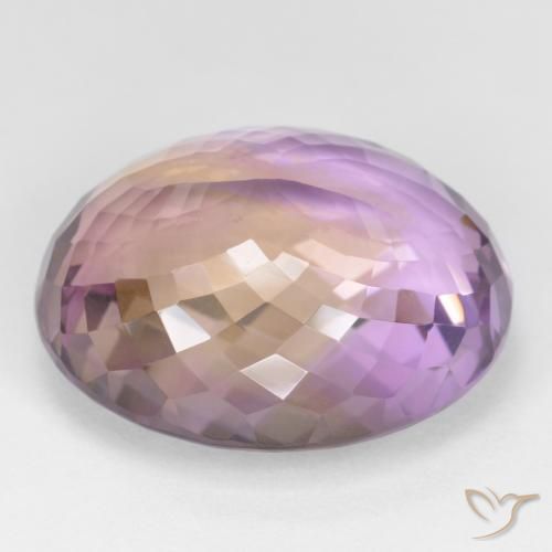 Ametrina bicolor Natural 30.54ct, oval, VVS