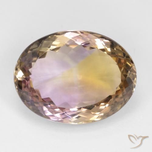 19.19ct Natural bicolor Ametrina, oval, VVS