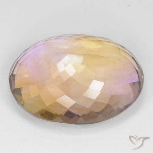 Ametrina bicolor Natural 44.80ct, oval, VVS