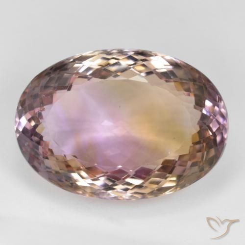 36.45ct Natural bicolor Ametrina, oval, VVS-VS