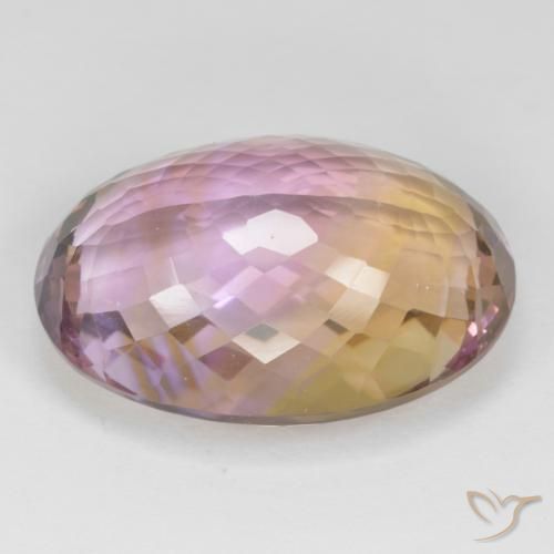 Ametrina bicolor Natural 36.45ct, oval, VVS-VS