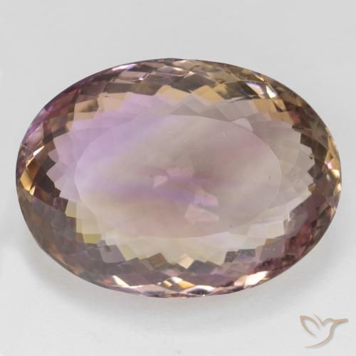 38.41ct Natural bicolor Ametrina, oval, VVS