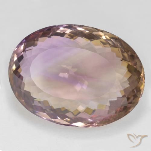 Ametrina bicolor Natural 38.41ct, oval, VVS