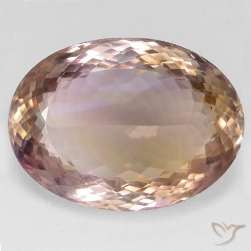49.30ct Natural bicolor Ametrina, oval, VVS
