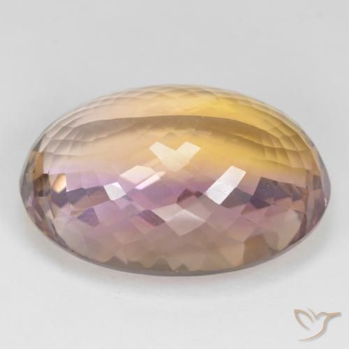 Ametrina bicolor Natural 49.30ct, oval, VVS