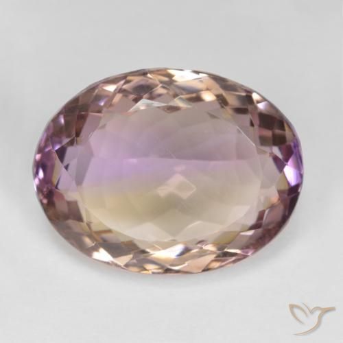 16.92ct Natural bicolor Ametrina, oval, VS
