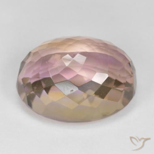 Ametrina bicolor Natural 16.92ct, oval, VS