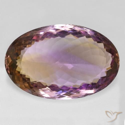 Ametrina bicolor Natural 38.32ct, oval, VS