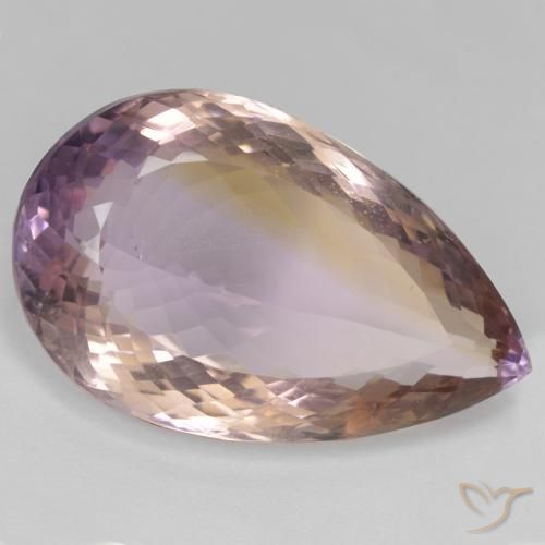 36.09ct Natural bicolor Ametrina, Formato de pêra, VS