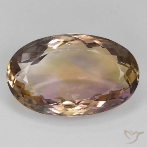25.25ct Natural bicolor Ametrina, oval, VVS-VS