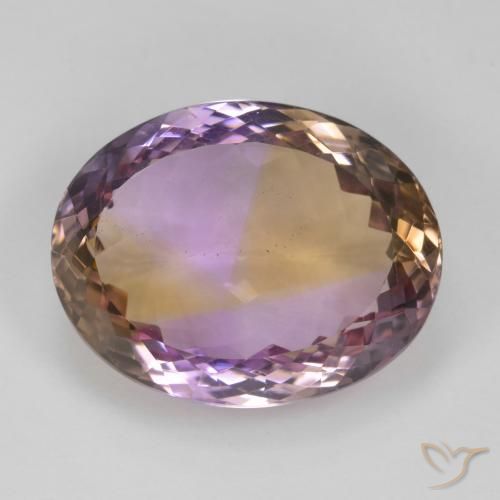 26.51ct Natural bicolor Ametrina, oval, VS