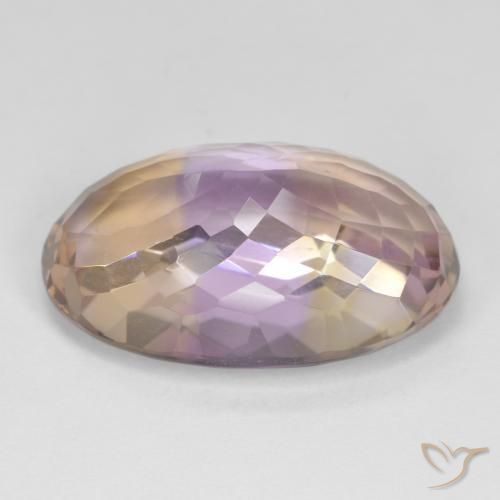 Ametrina bicolor Natural 18.83ct, oval, VVS-VS