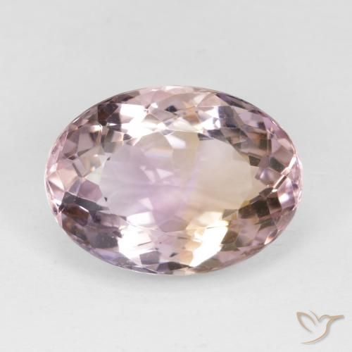 8.17ct Natural bicolor Ametrina, oval, VVS-VS