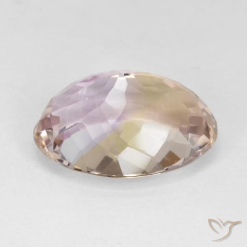 Ametrina bicolor Natural 8.17ct, oval, VVS-VS