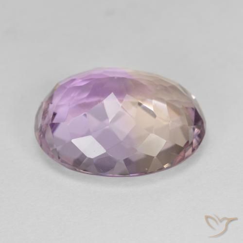 Ametrina bicolor Natural 7.65ct, oval, VVS-VS