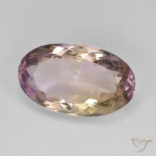 Ametrina bicolor Natural 8.06ct, oval, VVS