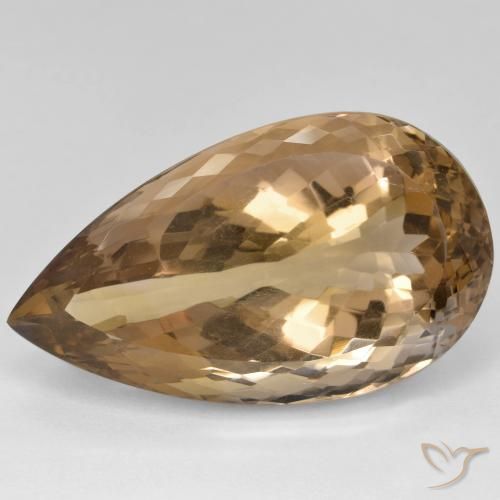 39.74ct Natural bicolor Ametrina, Formato de pêra, VVS