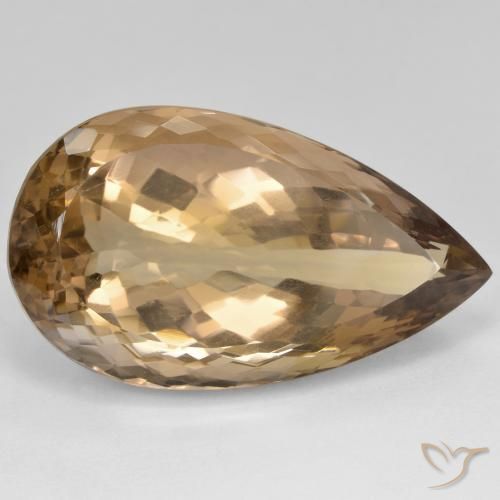 Ametrina bicolor Natural 39.74ct, Formato de pêra, VVS