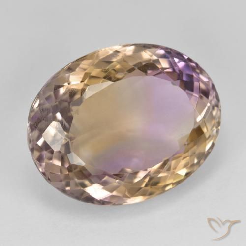 Ametrina bicolor Natural 20.21ct, oval, VVS-VS