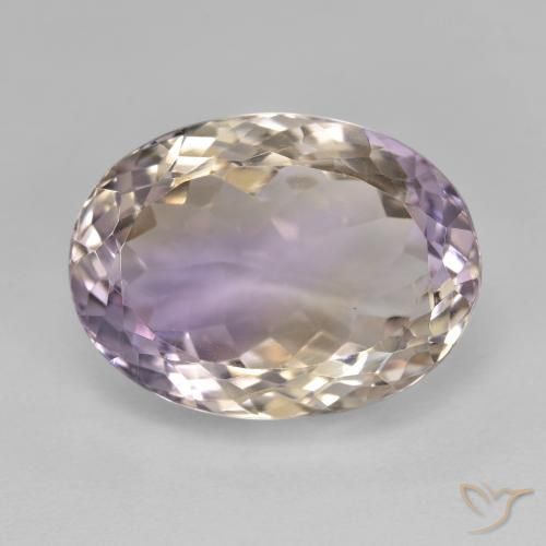 11.94ct Natural bicolor Ametrina, oval, VVS