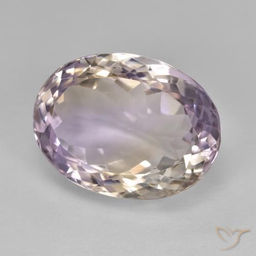 Ametrina bicolor Natural 11.94ct, oval, VVS