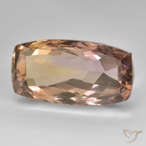 Ametrina bicolor Natural 20.16ct, Almofada, VVS-VS