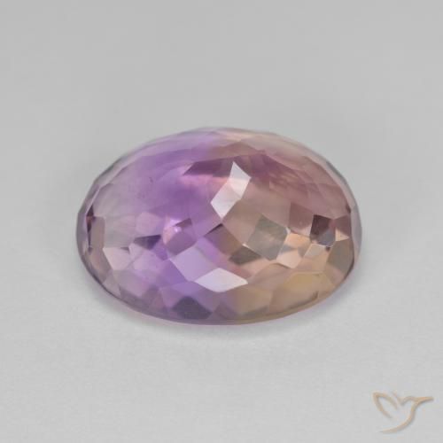 Ametrina bicolor Natural 13.37ct, oval, VVS-VS