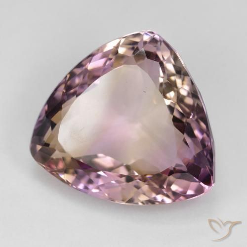 Ametrina bicolor Natural 20.11ct, Trilhão, VVS