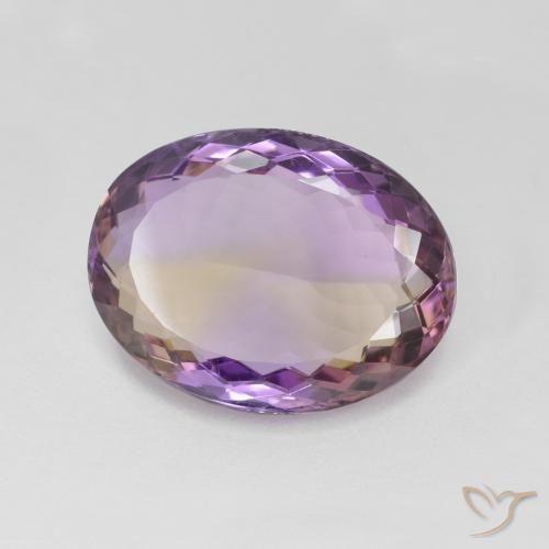 Ametrina bicolor Natural 21.17ct, oval, VS
